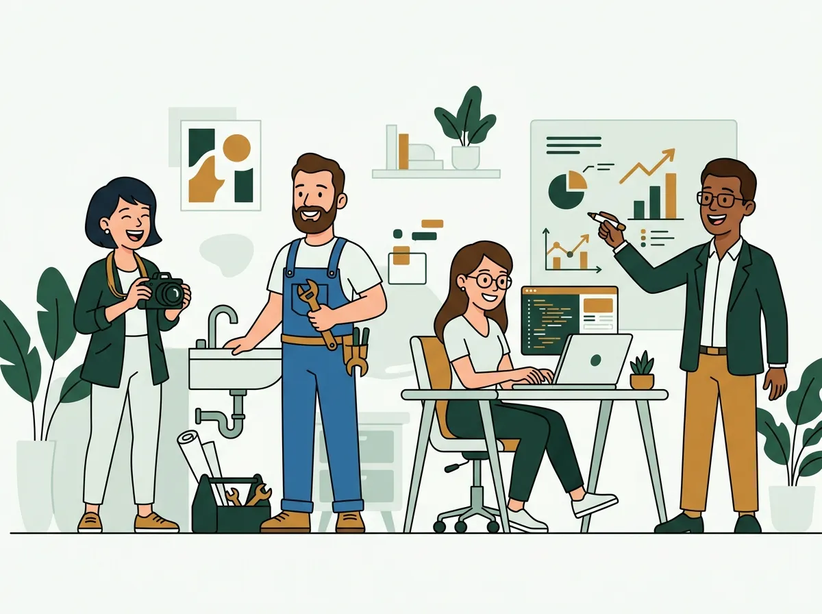 Service Professionals Collage